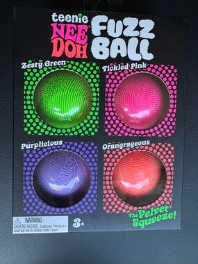 Needoh teenie fuzzball 4 pack